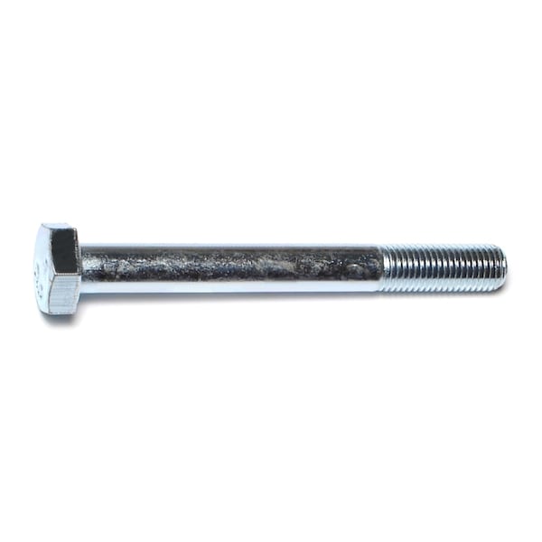 Midwest Fastener Class 8.8, M10-1.25 Hex Head Cap Screw, Zinc Plated Steel, 90 mm L, 4 PK 73572 - main